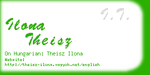 ilona theisz business card